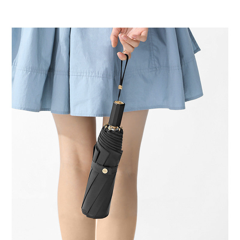 Compact Travel Umbrella Folded