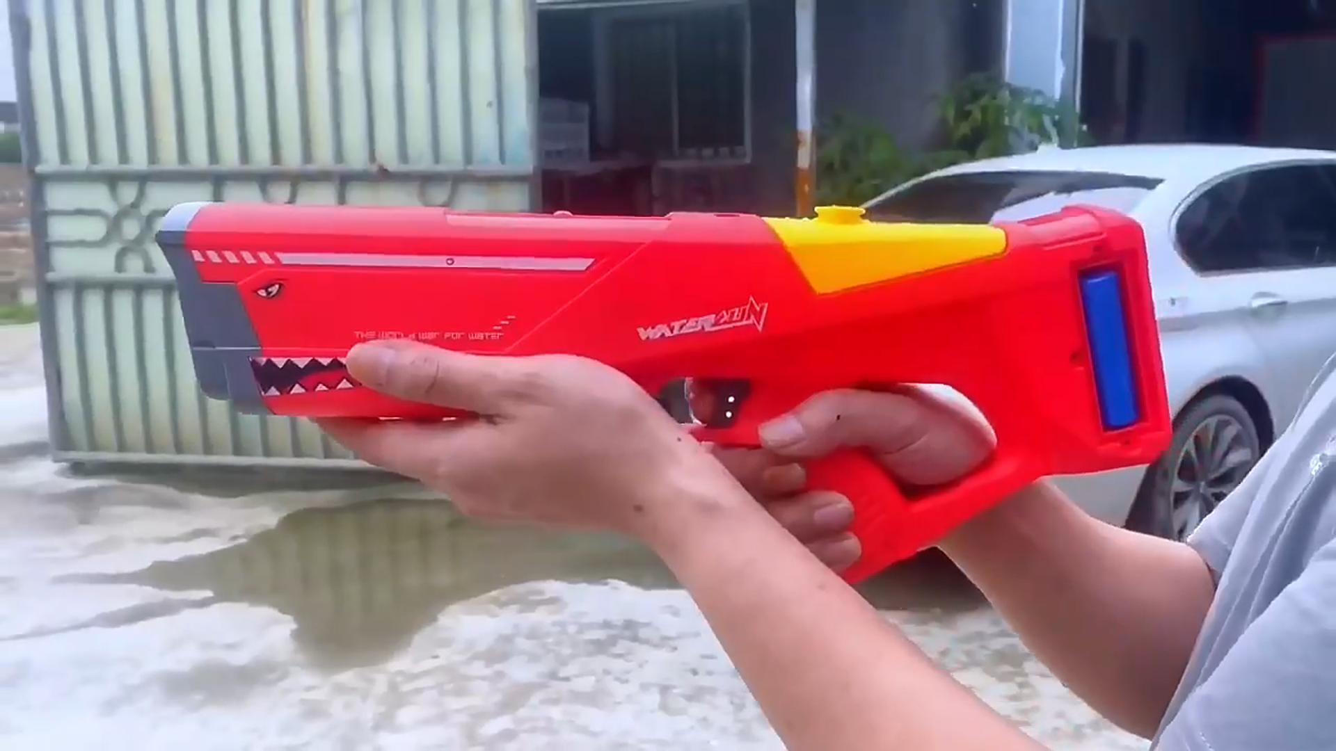 Water Gun in Action
